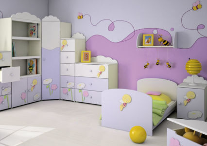 mebelki dla dziewczynki - Pszczółka